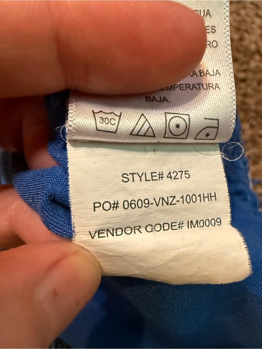 Lot of 2 Grey's Anatomy Barco Scrub Pants Royal Blue Style 4275 Medical Uniform - Picture 6 of 11